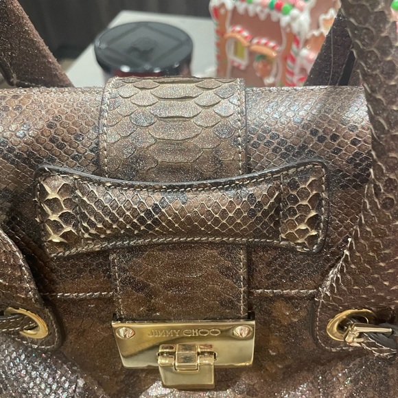 Beautifulful Jimmy Choo python bag - Picture 6 of 12